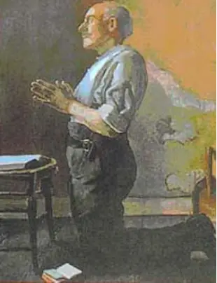 Painting of Matt Talbot