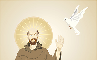 Francis and dove